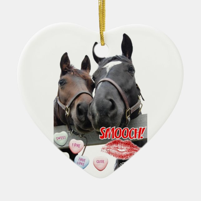 Valentinstag Keramikornament (Vorne)