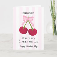 Valentinstag-Kirsche-oben-Coquette-Streifen