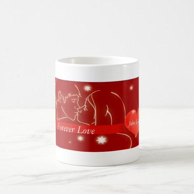Valentinstag Kiss Tasse (Mittel)