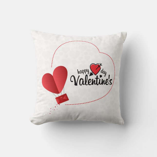 Valentinstag Kissen (Vorderseite)