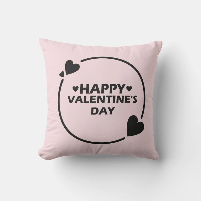 Valentinstag Kissen (Vorderseite)