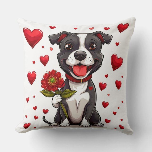 Valentinstag Kissen (Vorderseite)