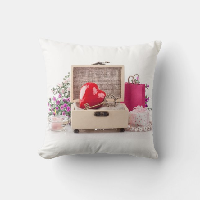 Valentinstag Kissen (Vorderseite)