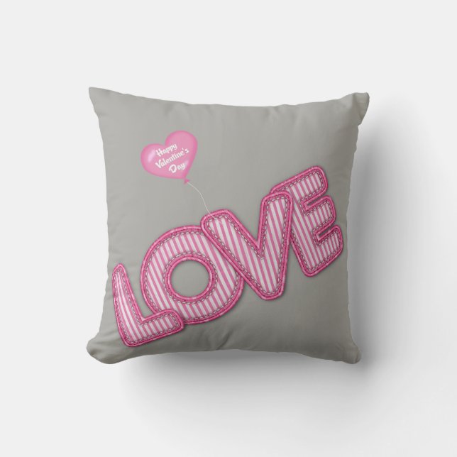 Valentinstag Kissen (Vorderseite)