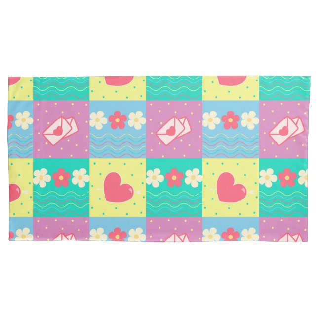 Valentinstag Kissenbezug (Vorderseite)