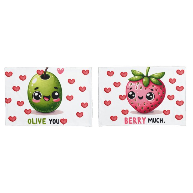 Valentinstag Kissenbezug (Vorderseite-Set)