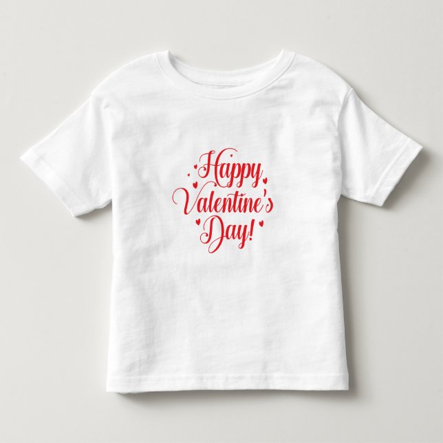 Valentinstag  kleinkind t-shirt (Vorderseite)