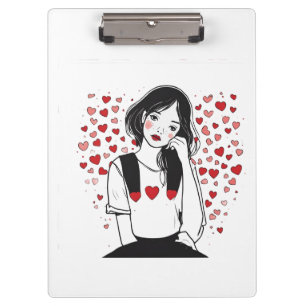 Valentinstag Klemmbrett
