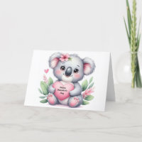 Valentinstag Koala Bear