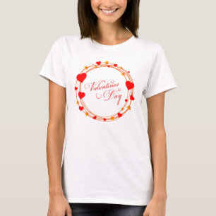 Valentinstag-Kreisdesign-25695 T-Shirt