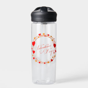 Valentinstag-Kreisdesign-25695 Trinkflasche