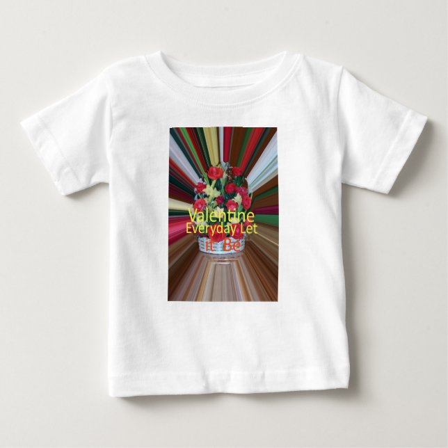 Valentinstag Kunst Print Baby T-shirt (Vorderseite)