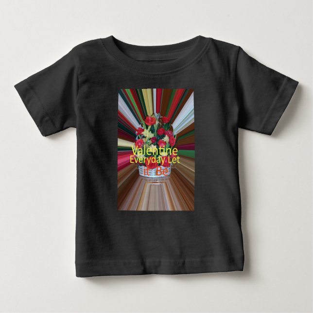 Valentinstag Kunst Print Baby T-shirt (Vorderseite)