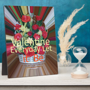 Valentinstag Kunst Print Fotoplatte