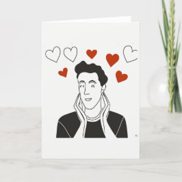 Valentinstag Kunstkarte Feiertagskarte