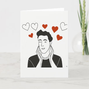 Valentinstag-Kunstkarte Feiertagskarte