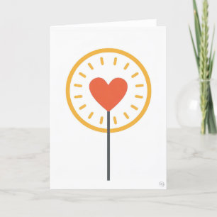 Valentinstag Kunstkarte Feiertagskarte
