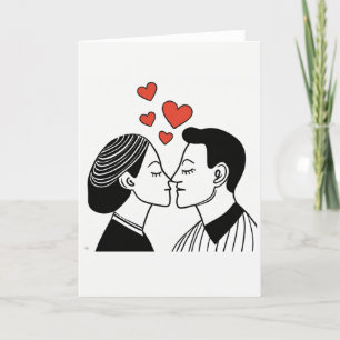 Valentinstag Kunstkarte Feiertagskarte
