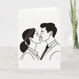 Valentinstag Kunstkarte Feiertagskarte