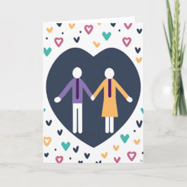 Valentinstag Kunstkarte Feiertagskarte