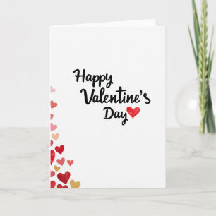 Valentinstag-Kunstkarte Karte