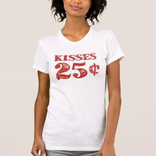 Valentinstag küsst 25 Cents T-Shirt