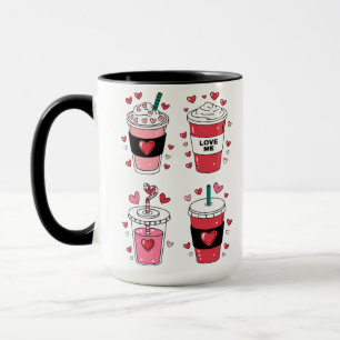 Valentinstag Latte Coffee Lover Tasse