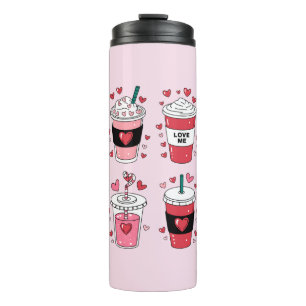 Valentinstag Latte Coffee Lover Thermosbecher