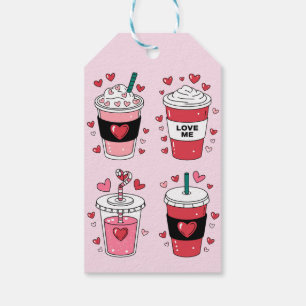 Valentinstag-Latte-Keeffee-Liebhaber Geschenkanhänger