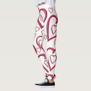 Valentinstag-Leggings Lang Leggings