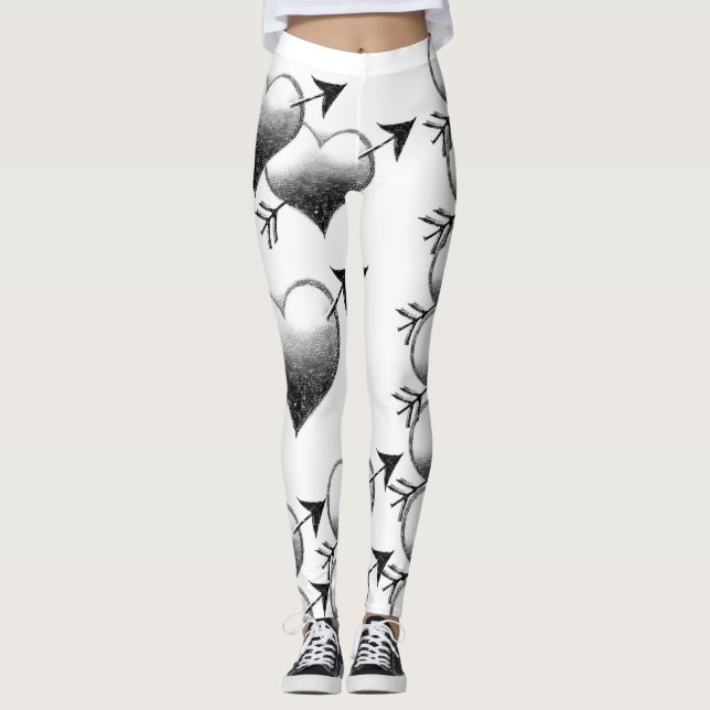 Valentinstag Leggings Lange (Vorderseite)