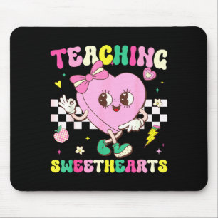 Valentinstag-Lehre Süße Sechs Sieben Herz 6 7 Mousepad