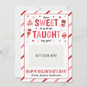 Valentinstag-Lehrerdankeschön-Geschenkkartenhalter Einladung