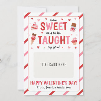 Valentinstag-Lehrerdankeschön-Geschenkkartenhalter Einladung