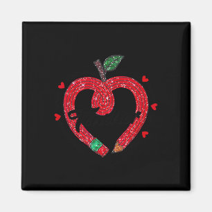 Valentinstag Lehrerin Herz Frauen Inspiration Magnet