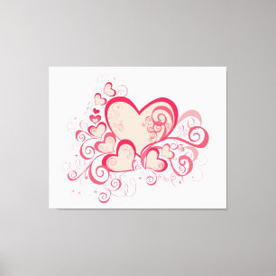 Valentinstag Leinwand