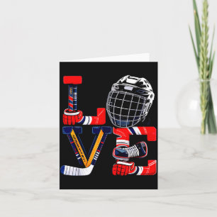 Valentinstag Liebe Eishockey Artikel Männer Jungen Karte