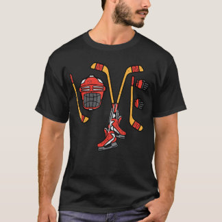 Valentinstag Liebe Eishockey Sport Torwart Männer T-Shirt