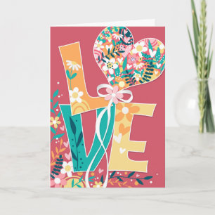 VALENTINSTAG Liebe Feiertagskarte