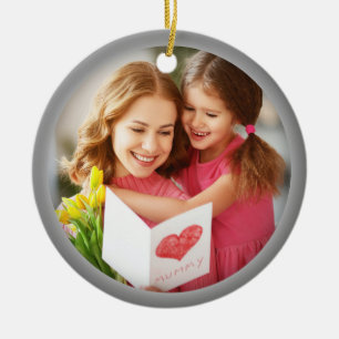 Valentinstag Liebe Foto für Mama Keramik Ornament