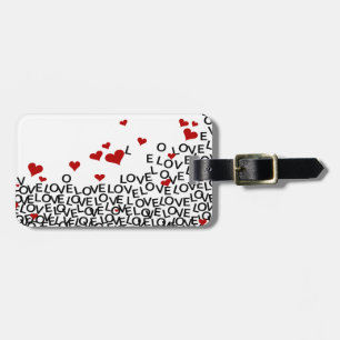 Valentinstag Liebe Gepäckstück Gepäckanhänger