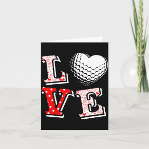 Valentinstag Liebe Golf Herz Valentinstag Frauen M Karte