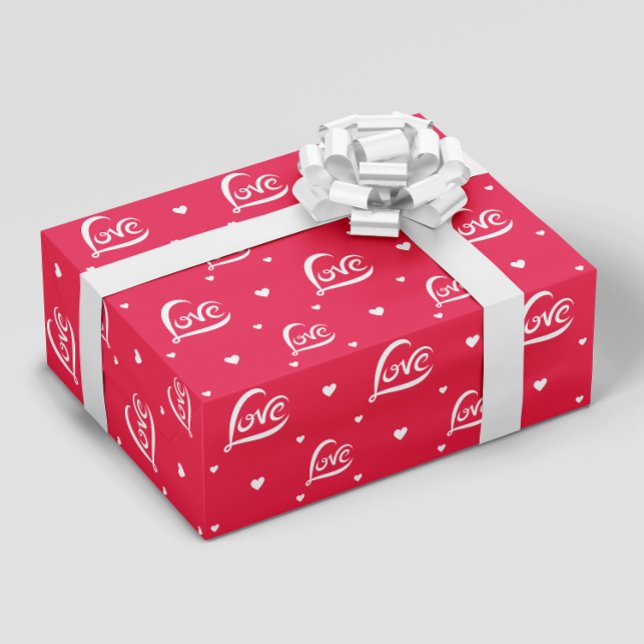 Valentinstag Liebe Herz Geschenkpapier (Von Creator hochgeladen)