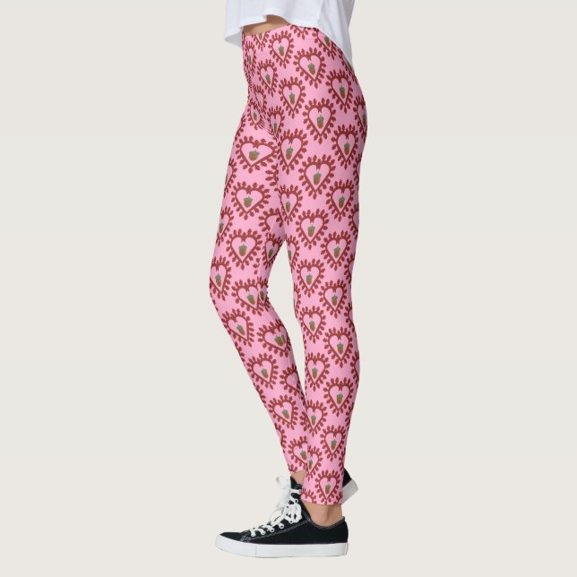 Valentinstag Liebe Herzenslust Leggings (Links)
