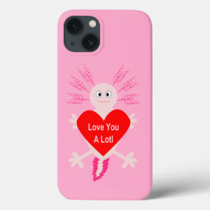 Valentinstag Liebe Herzstück Axolotl Case-Mate iPhone Hülle