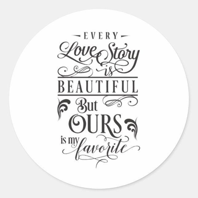 Valentinstag Liebe Niedliche Paare Herzenslust Runder Aufkleber (Vorderseite)