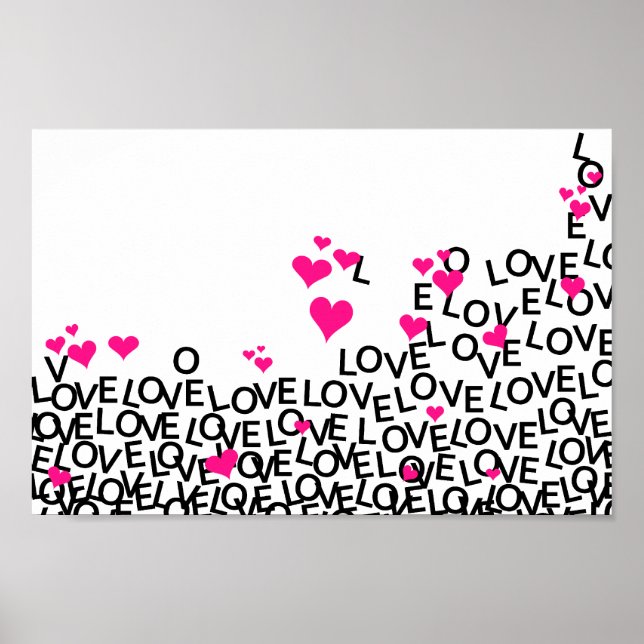 Valentinstag Liebe Poster (Vorne)