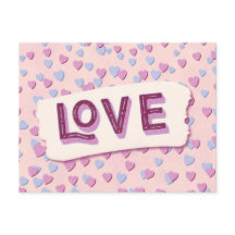 Valentinstag Liebe Rosa und Blaue Herzen
