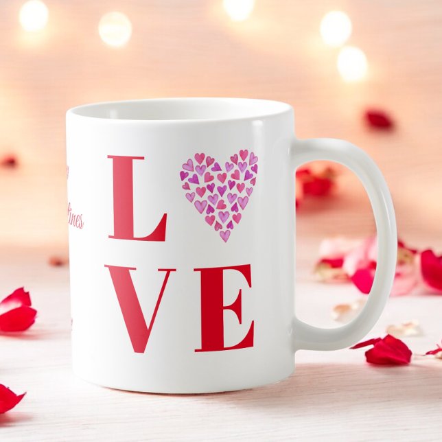 Valentinstag Liebe Skript Couple Foto Kaffeetasse (Von Creator hochgeladen)