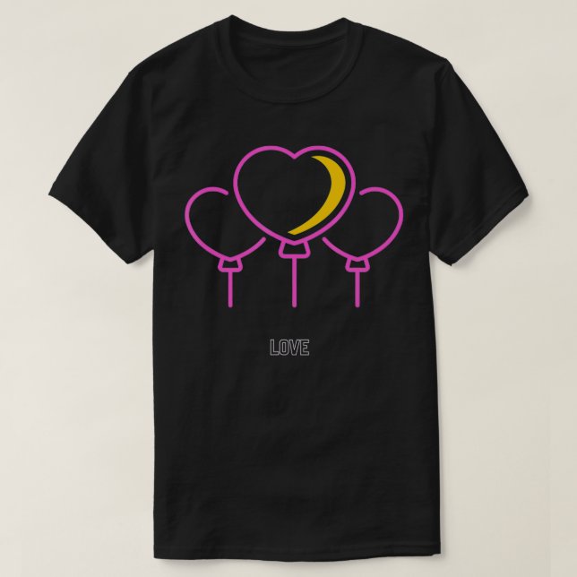 Valentinstag-Liebe T-Shirt (Design vorne)